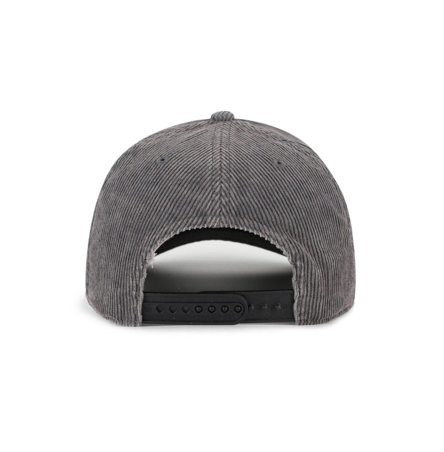 Мужской головной убор '47 Brand Charcoal Milwaukee Bucks Reclaim Snow Wash Corduroy Adjustable Hitch Hat — фото 3