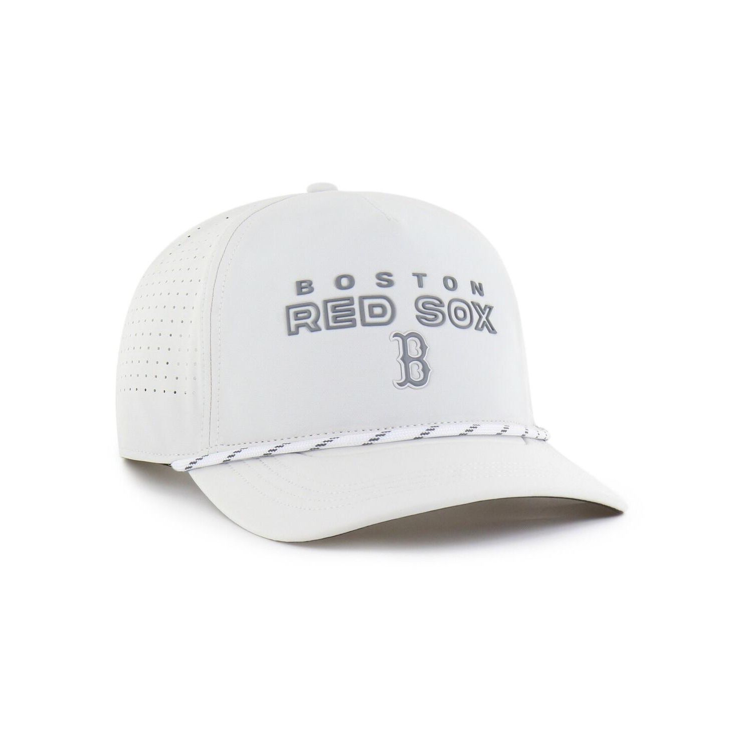 Men's White Boston Red Sox Forward Vault Hitch Adjustable Hat