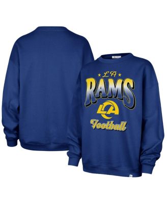 Women's Royal Los Angeles Rams Vibe Check Oversized Sweatshirt