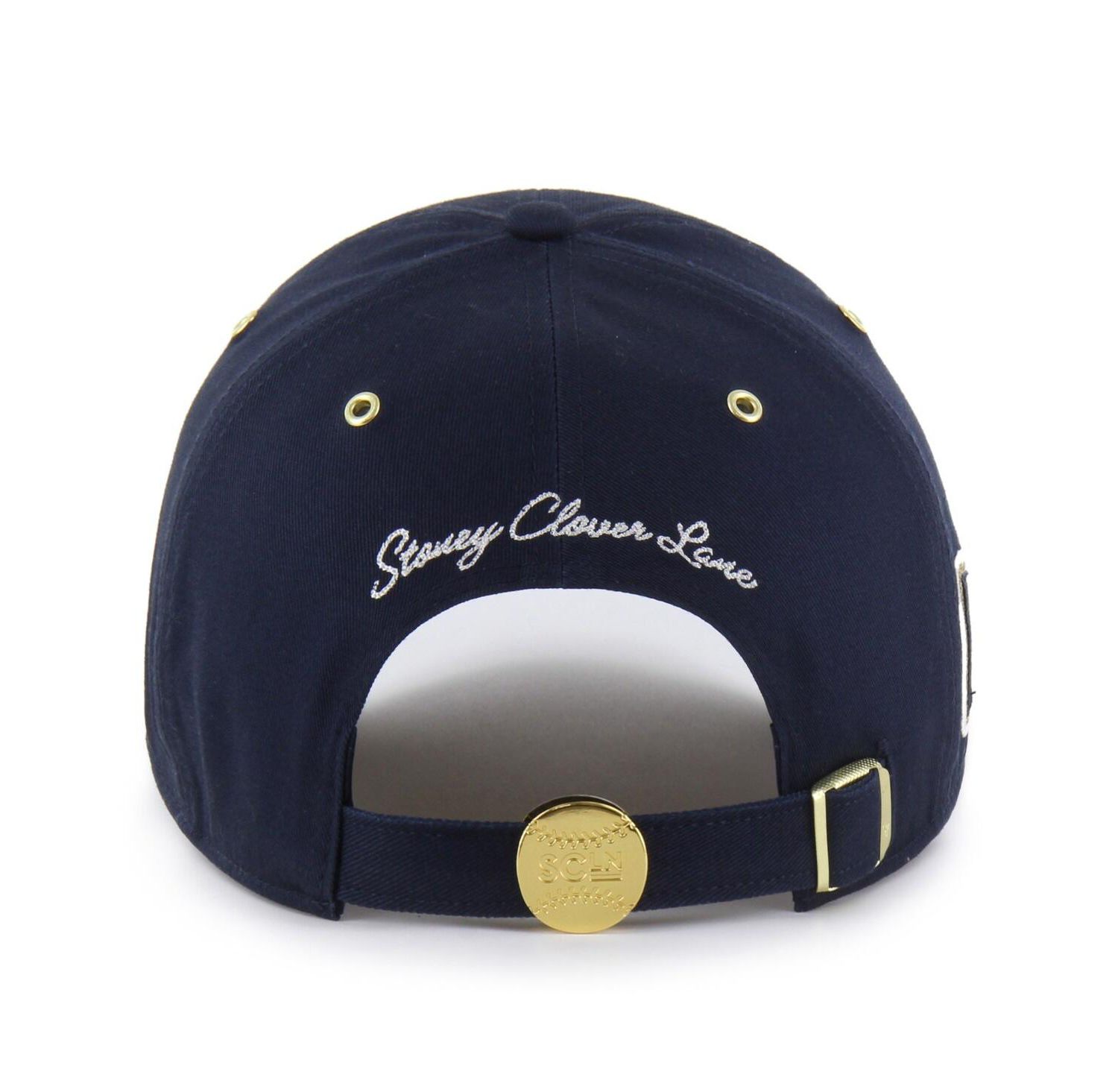 Stoney Clover Lane X Men's Navy New York Yankees Acro Charm Clean Up Adjustable Hat