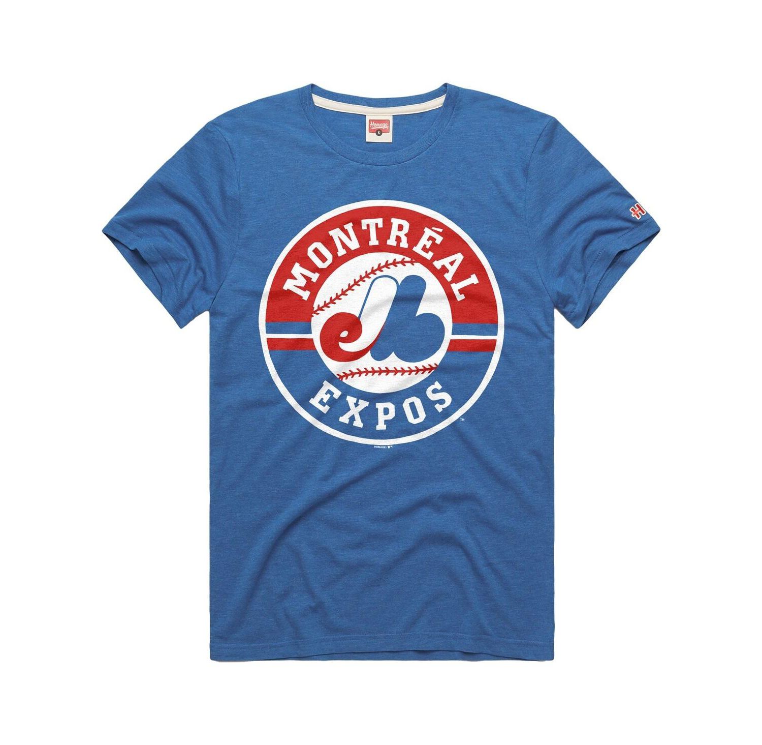 Men's Royal Montreal Expos Tri-Blend Hyperlocal T-Shirt