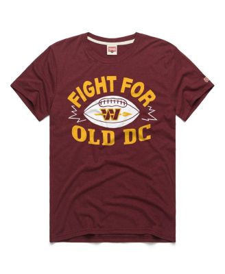 Men's Burgundy Washington Commanders Fight For Old DC Tri-Blend T-Shirt