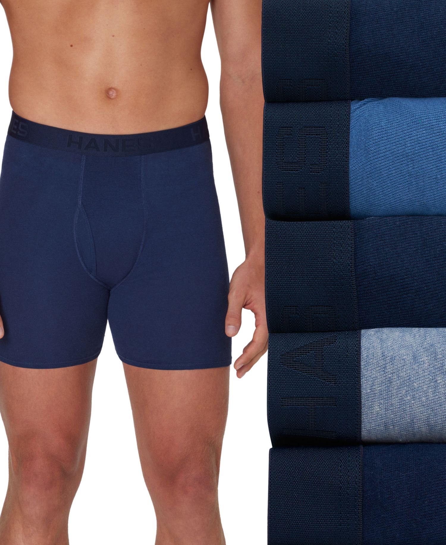 Men's Ultimate Stretch-Fit Boxer Briefs, 5-Pack