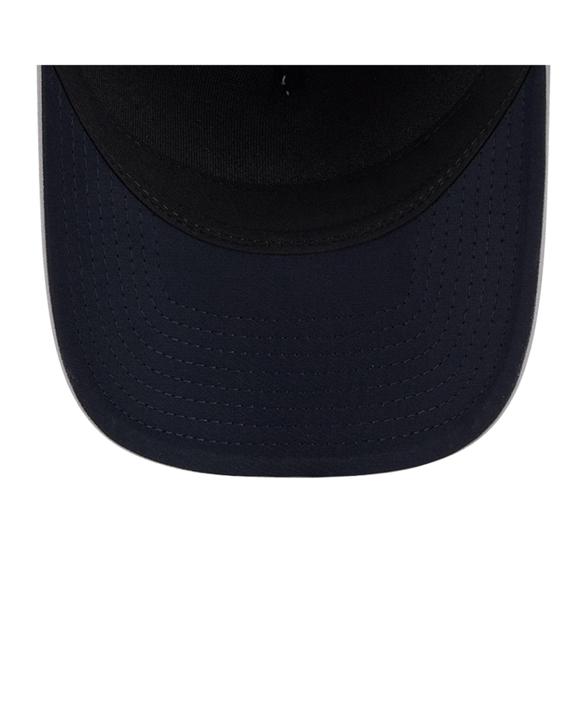 New Era Men's Gray New York Yankees Micro Logo 9FORTY M-Crown A-Frame Adjustable Hat