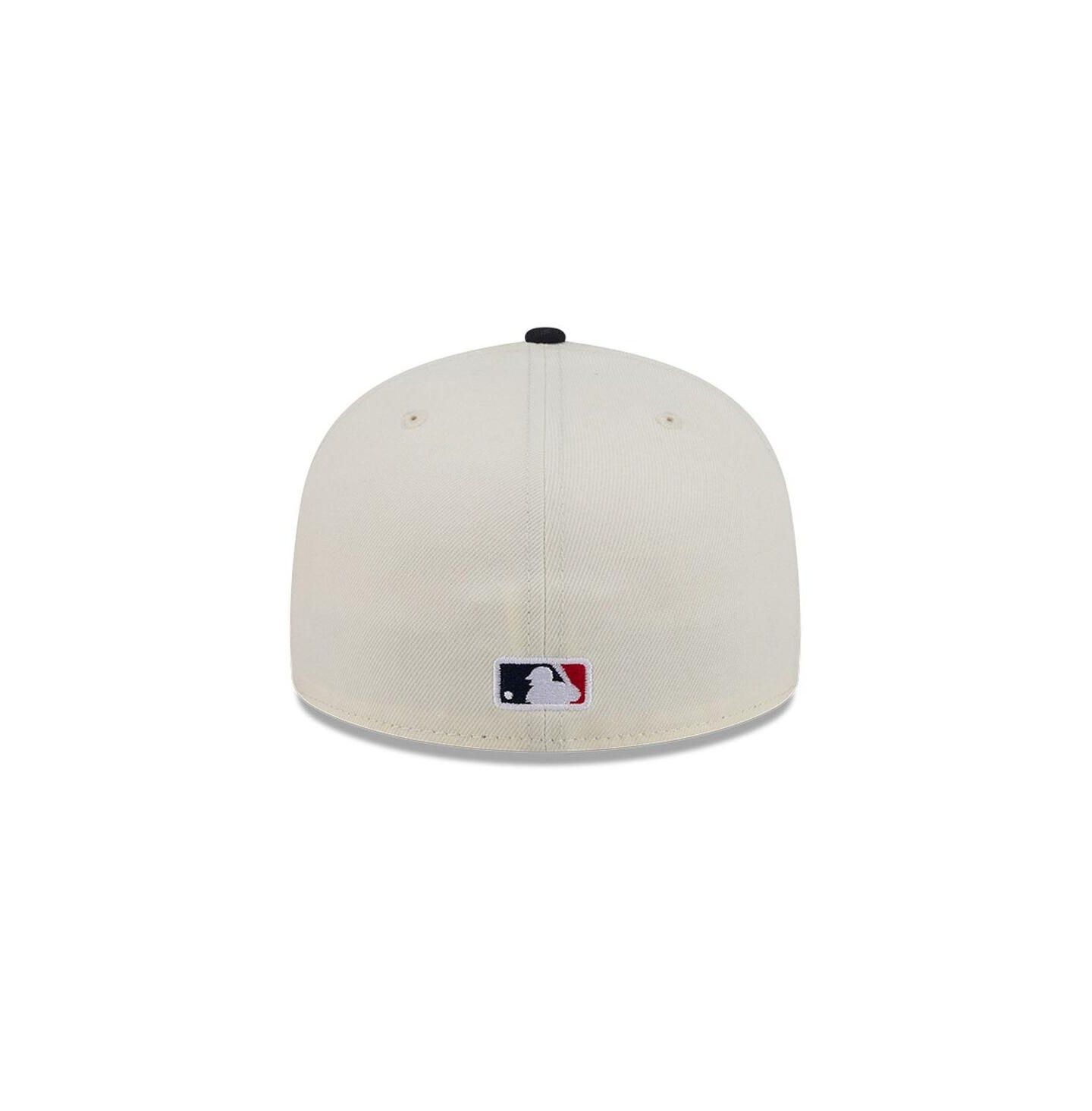 Мужская кепка New Era Cream/Navy St. Louis Cardinals Bullpen Cart 59FIFTY Fitted Hat — фото 4