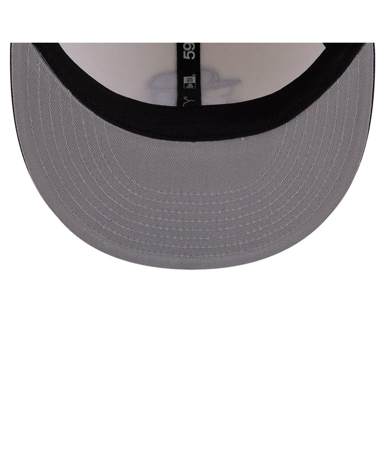 Men's Cream/Navy New York Yankees Bullpen Cart 59FIFTY Fitted Hat