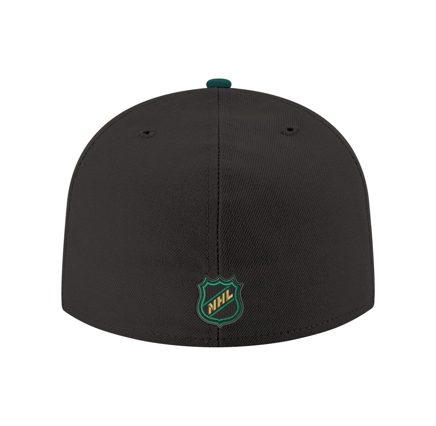 Men's Black Dallas Stars Core Logo Two-Tone 59FIFTY Fitted Hat