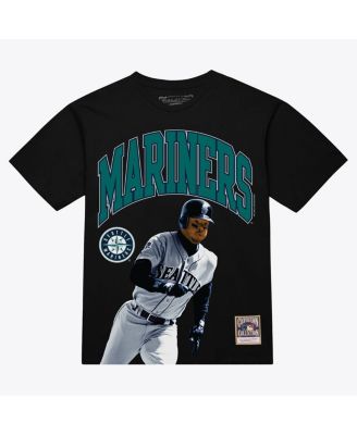 Men's Ken Griffey Jr. Black Seattle Mariners Photo Arch Player Graphic T-Shirt