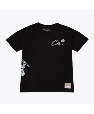 Men's Black Boston Celtics Chrome Heritage T-Shirt