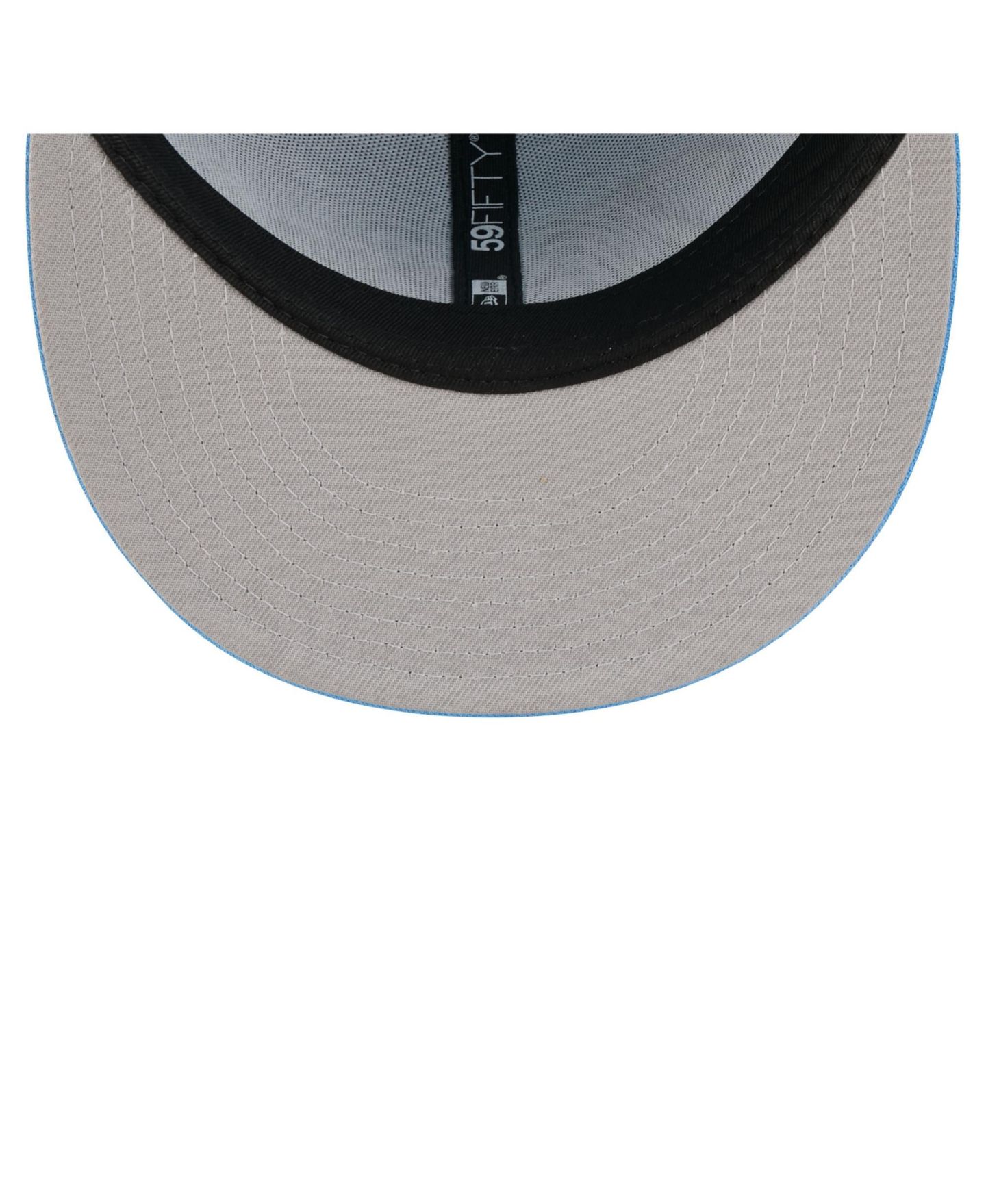Мужская кепка New Era Light Blue Tennessee Titans Script 59FIFTY Fitted Hat — фото 5