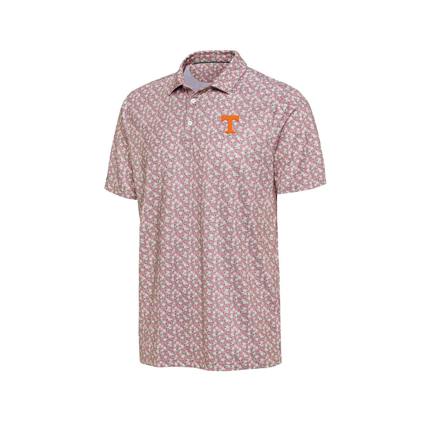 Men's Pink Tennessee Volunteers Desert Dry Dogwood Polo Shirt