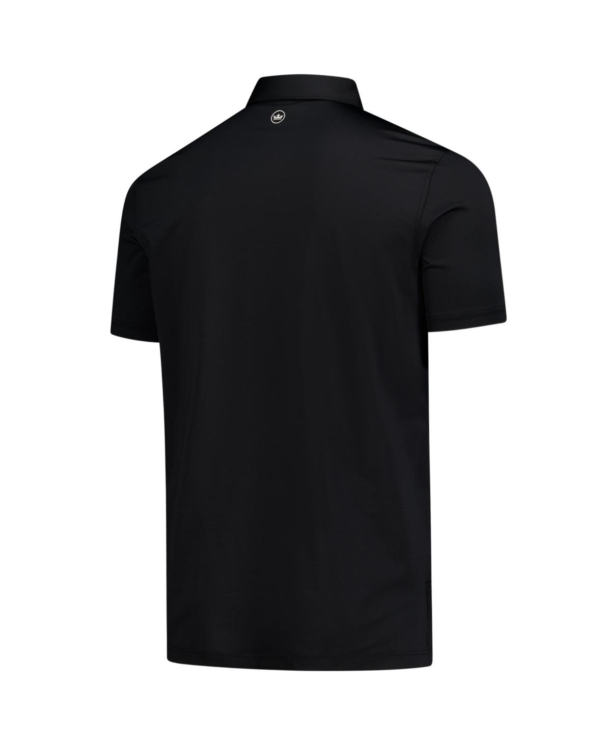 Peter Millar Men's Black Los Angeles Golf Club Tgl Performance Jersey Polo Shirt