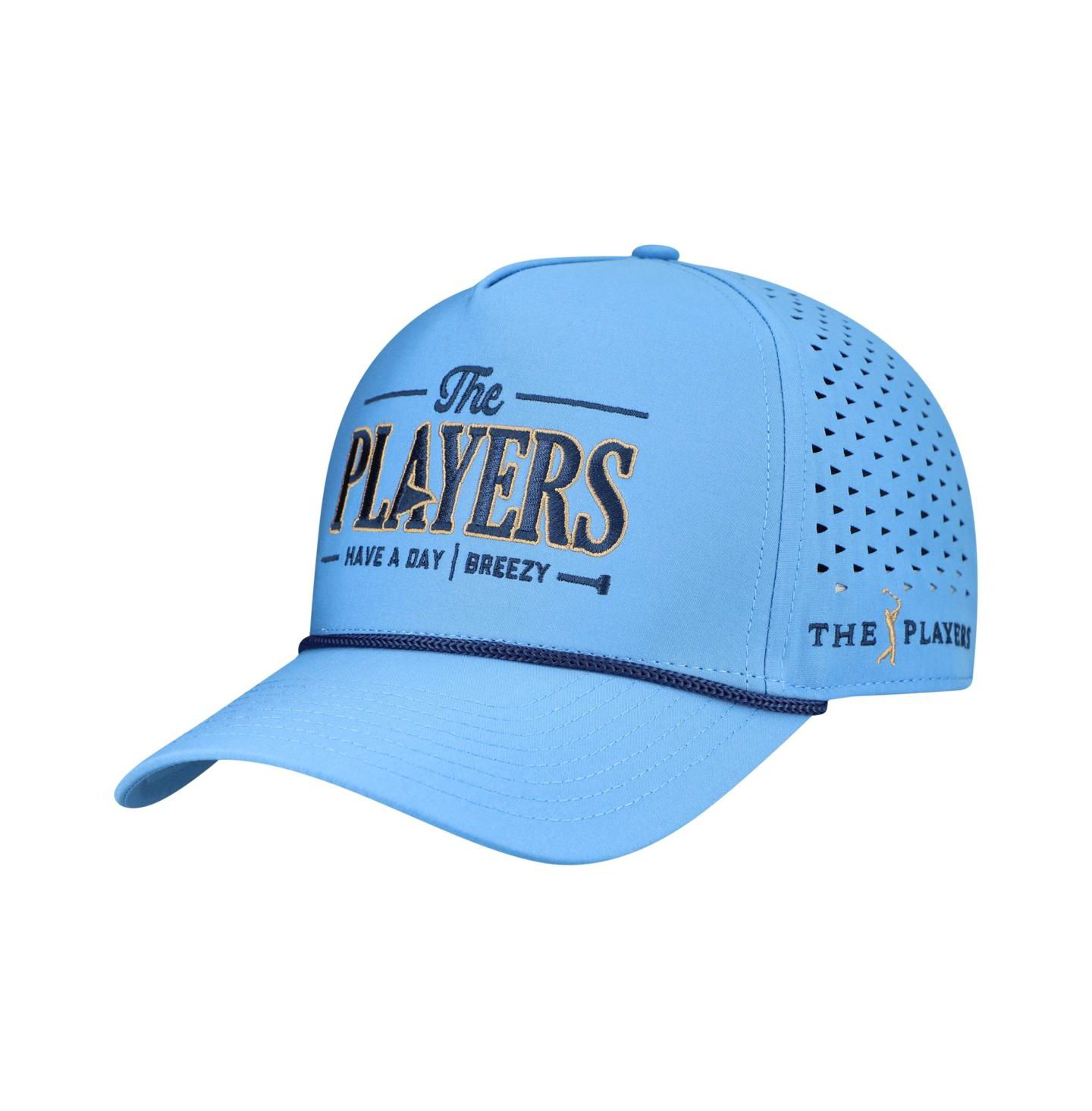 Мужская кепка Breezy Golf Light Blue the Players Flagship Performance Adjustable Hat — фото 1