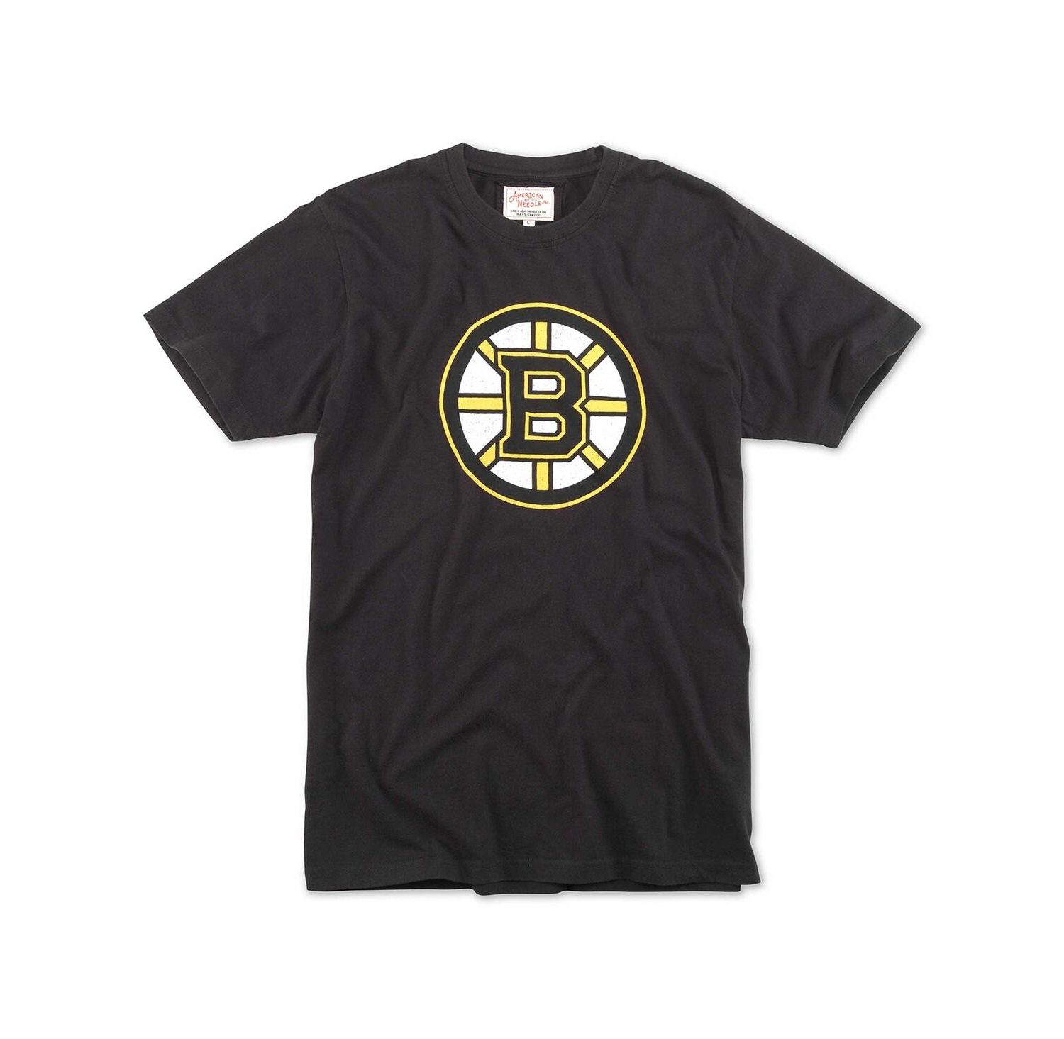 Men's Black Boston Bruins Brass Tacks T-Shirt