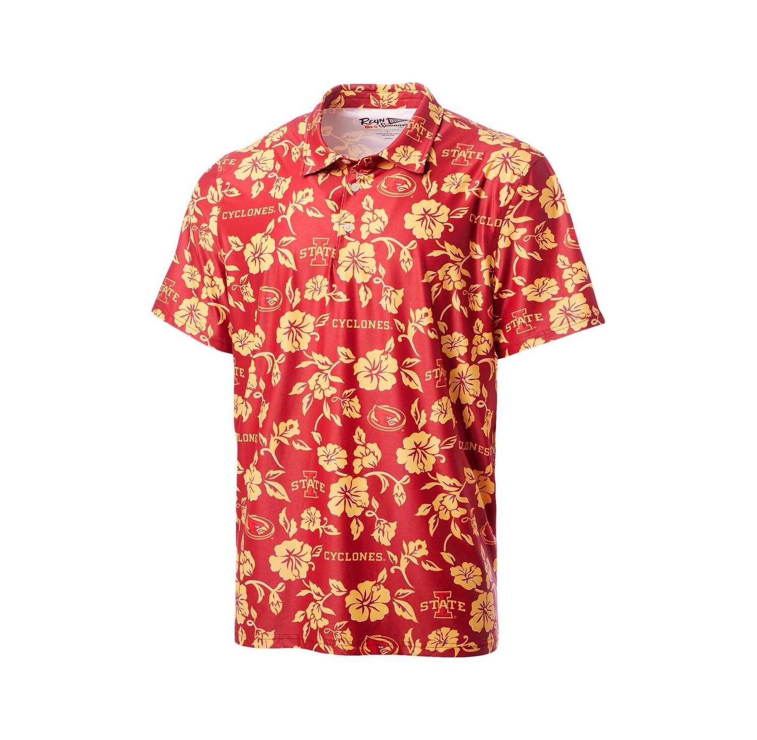 Men's Cardinal Iowa State Cyclones Performance Polo Shirt
