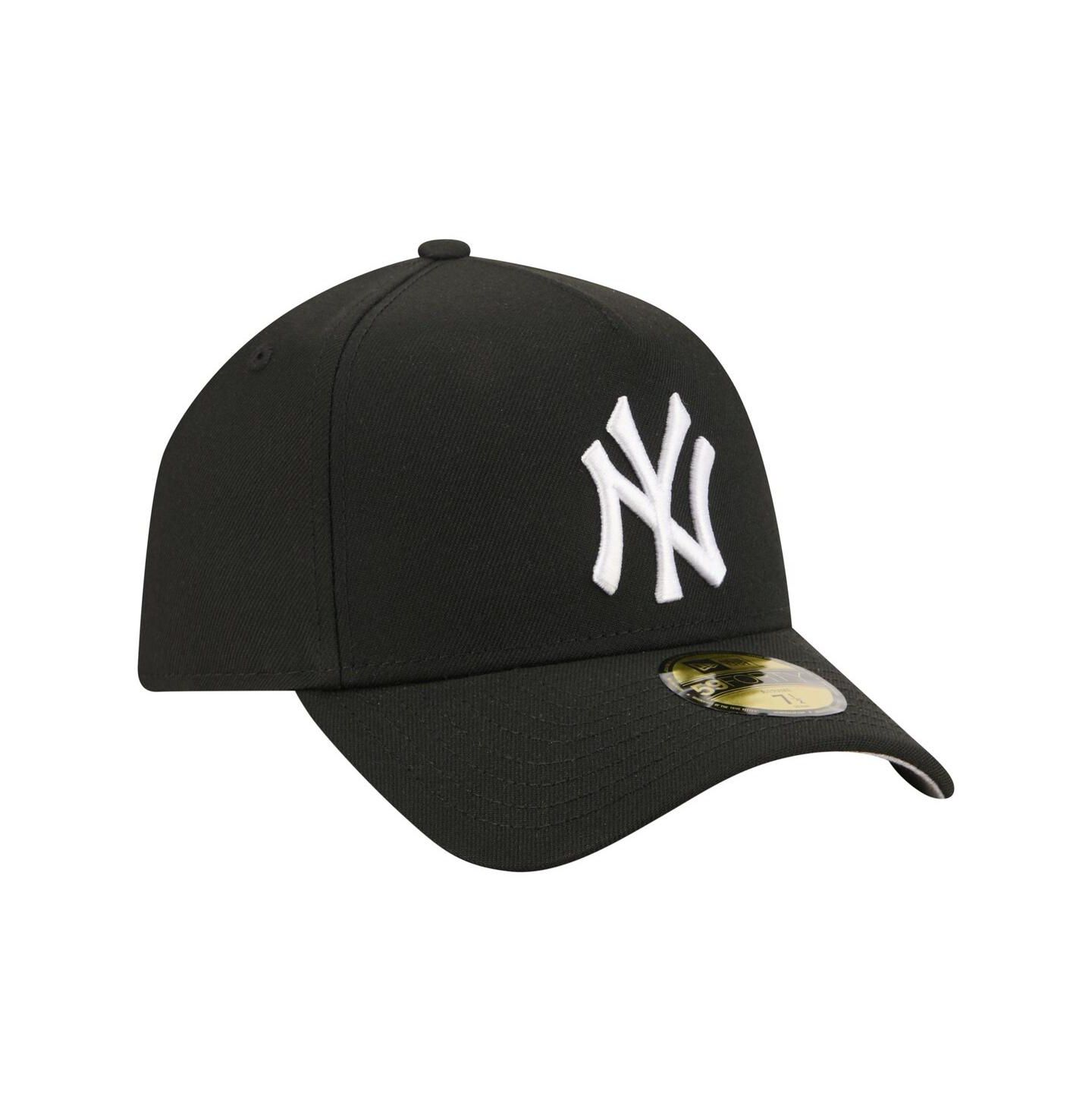 Мужская кепка New Era Black New York Yankees A-Frame 59FORTY Fitted Hat — фото 3