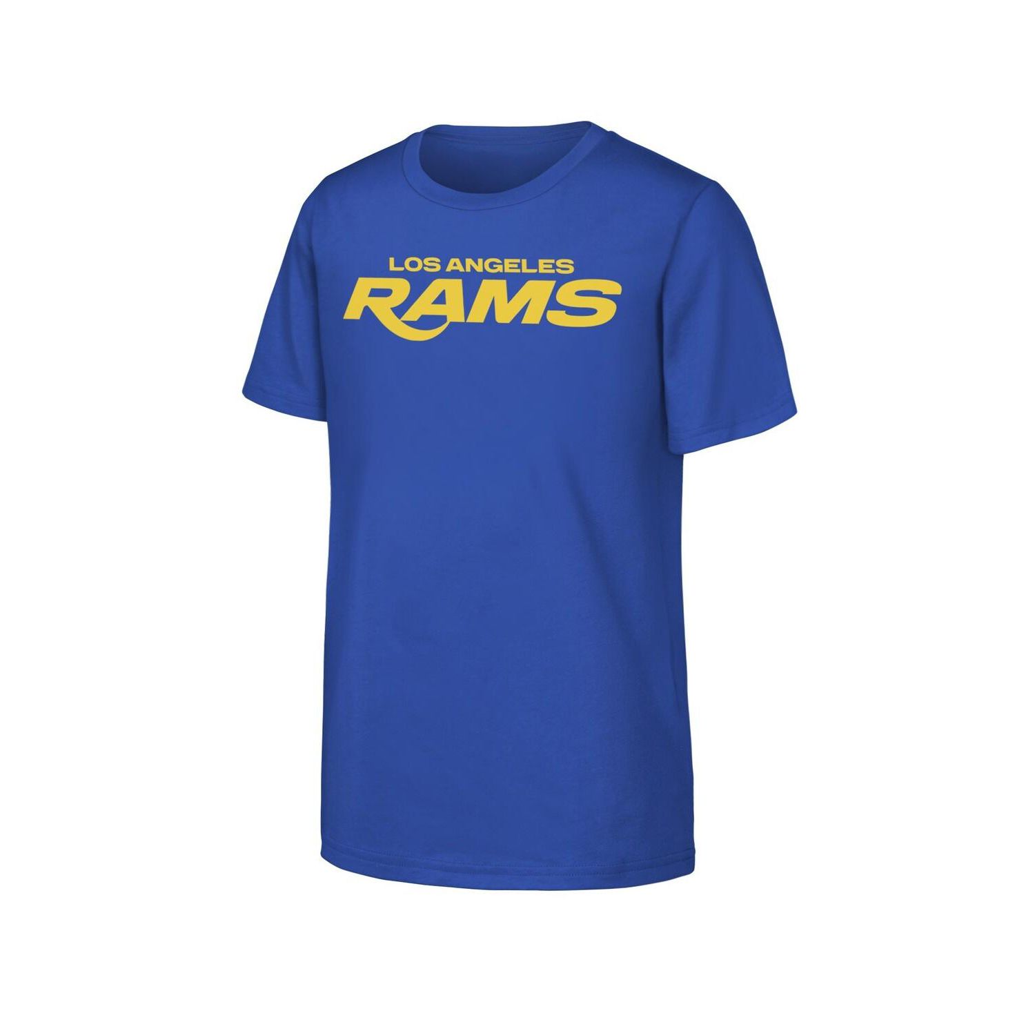 Big Boys and Girls Royal Los Angeles Rams Counter Run Short Sleeve T-Shirt