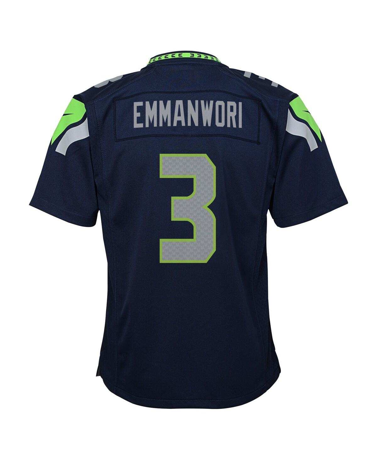 Nike Big Boys and Girls Nick Emmanwori College Navy Seattle Seahawks Game Jersey