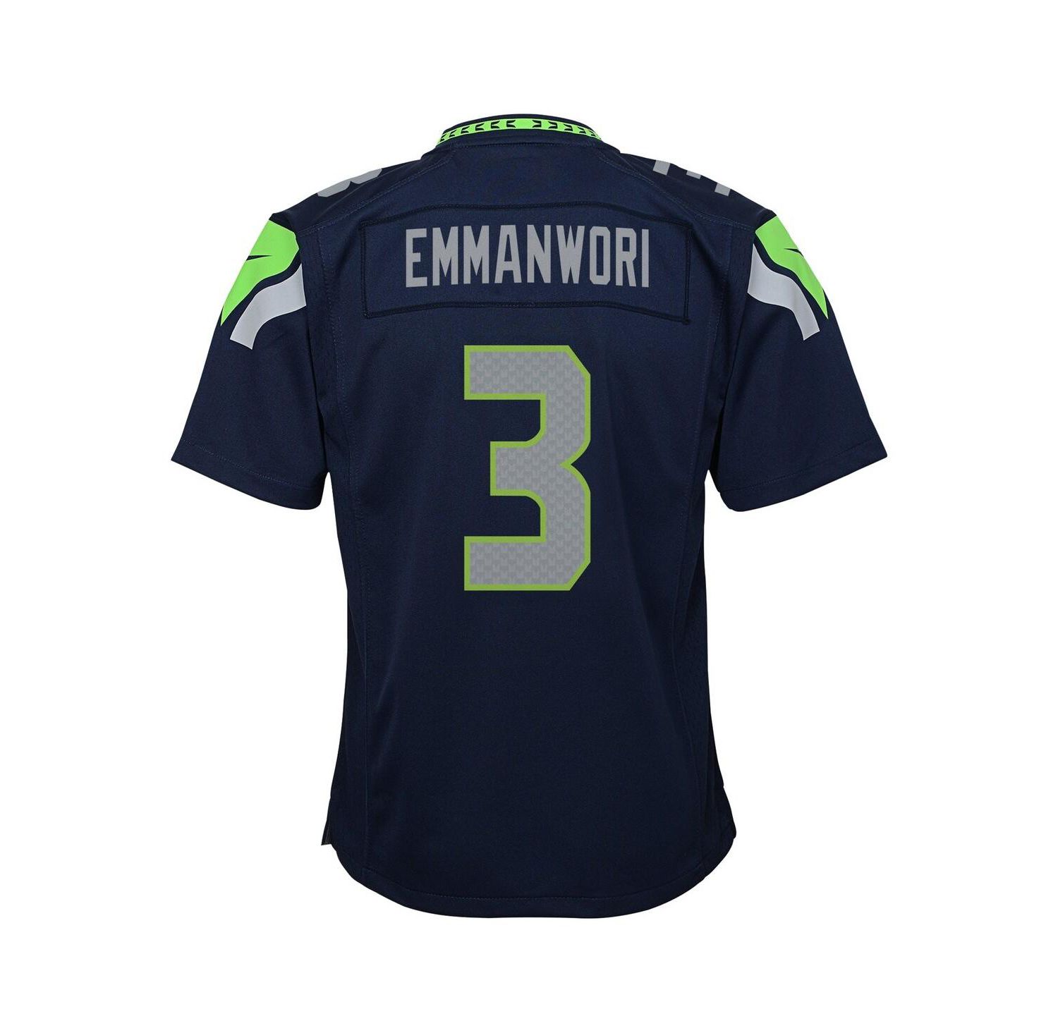 Big Boys and Girls Nick Emmanwori College Navy Seattle Seahawks Game Jersey