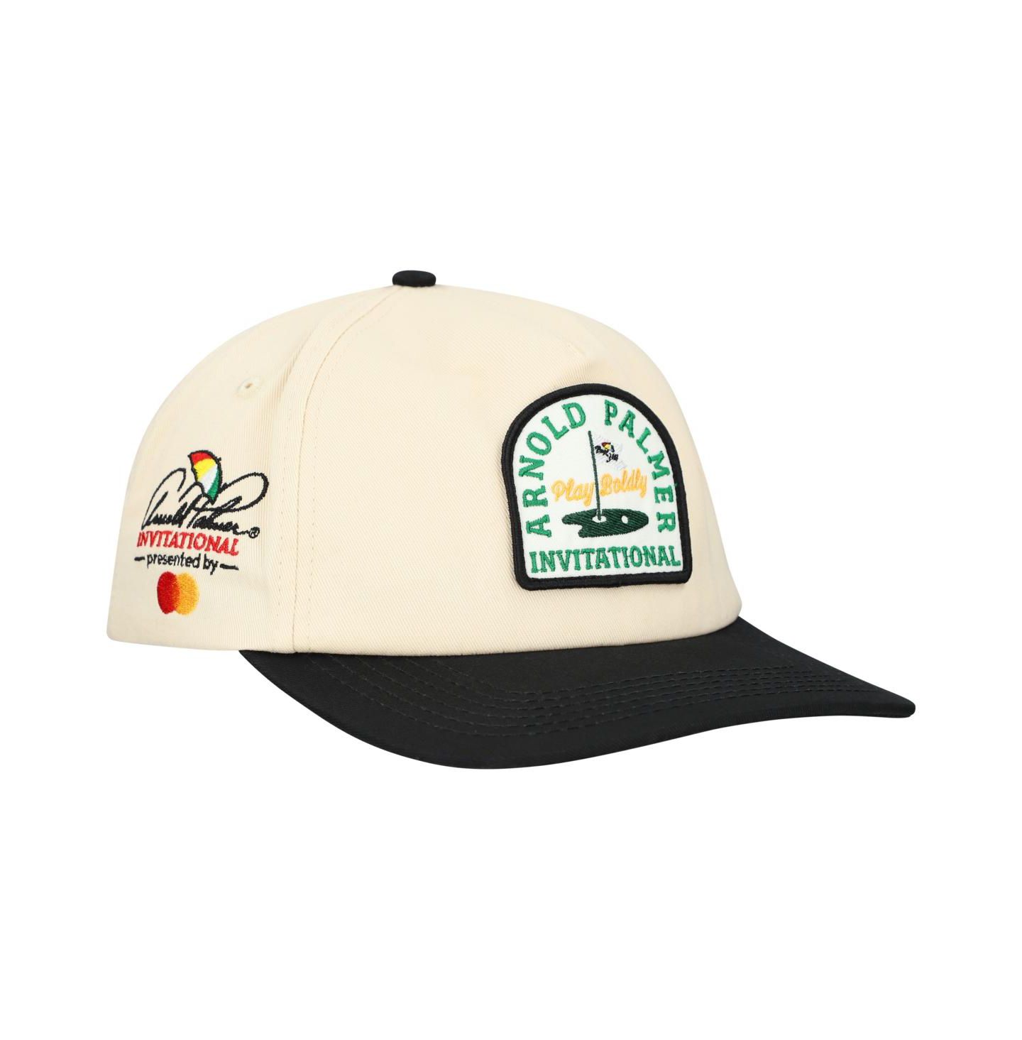 Кепка Barstool Golf Cream Arnold Palmer Invitational Five-Panel Snapback Hat — фото 1