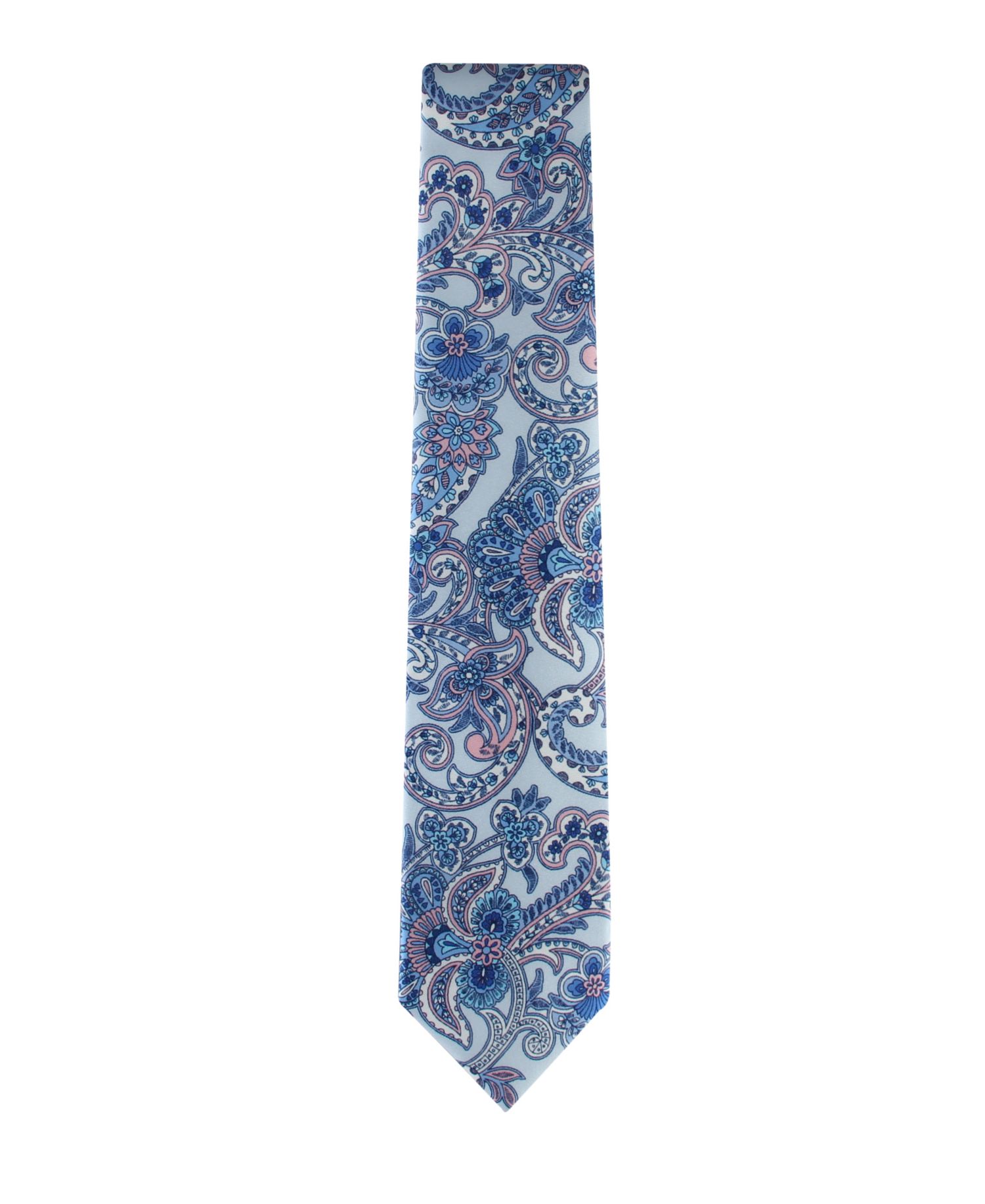 Men's Bright Paisley Print Classic Tie