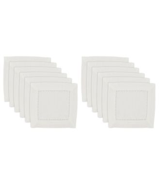 Hemstitched Border Napkins, Set of 12