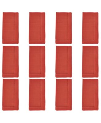 Hemstitched Border Napkins, Set of 12