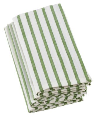Striped Design Table Napkins, Set of 4