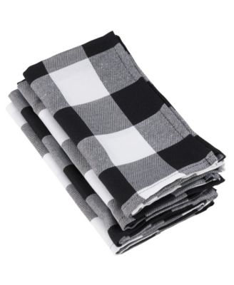 Buffalo Plaid Blend Table Napkins, Set of 4