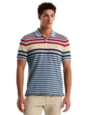 Men's Engineered Stripe Polo Shirt