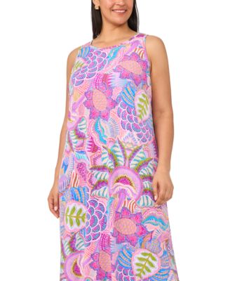 plus size sleeveless maxi dresses White Mark Women's Floral Strap Dress - White/Red inch garment length is perfect for showing off your favorite sandals or heels The Sleeveless Dress - Maxi