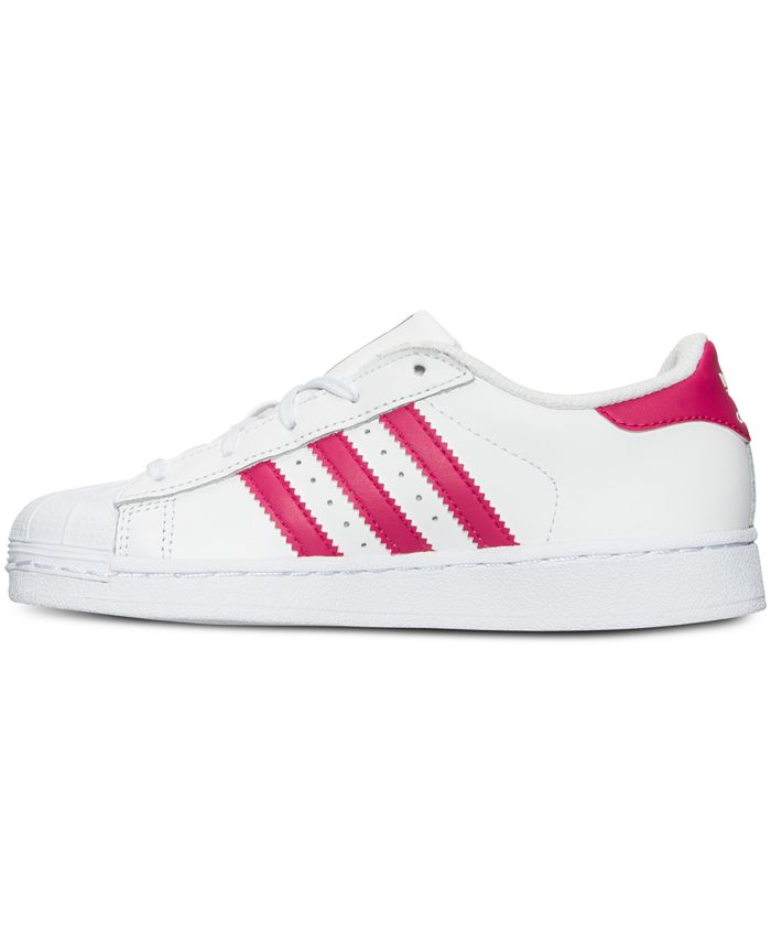 adidas Little Girls' Superstar Sneakers from Finish Line Macy's