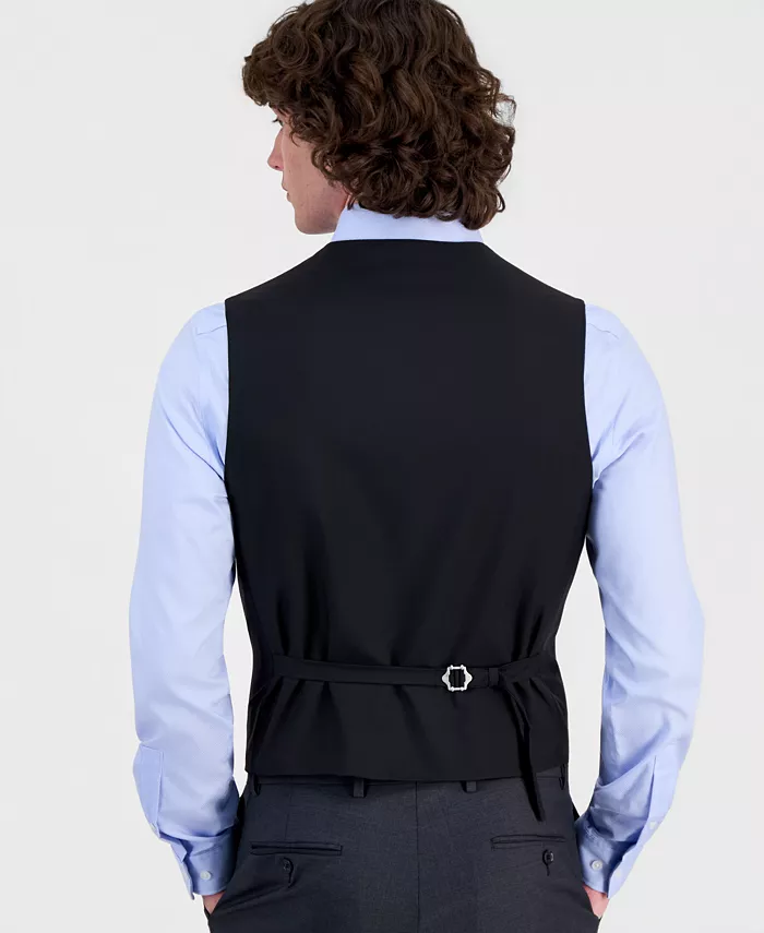 Men's Modern-Fit Wool TH-Flex Stretch Suit Separates Vest - thumbnail 5