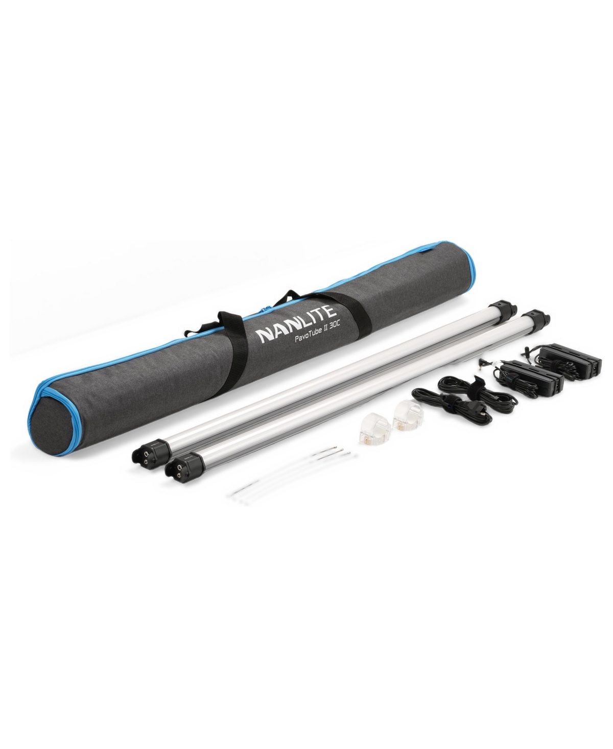 Nanlite PavoTube Ii 30C 4' 60W Rgbww Led Tube 2-Light Kit - Black