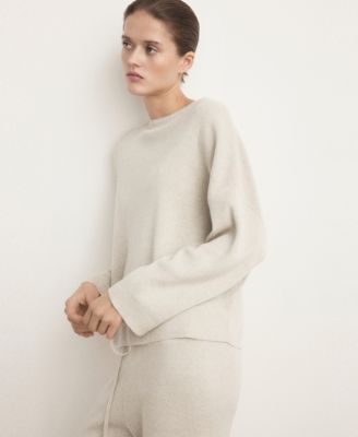 Women's Cotton-Linen Fabric Fluid Sweater