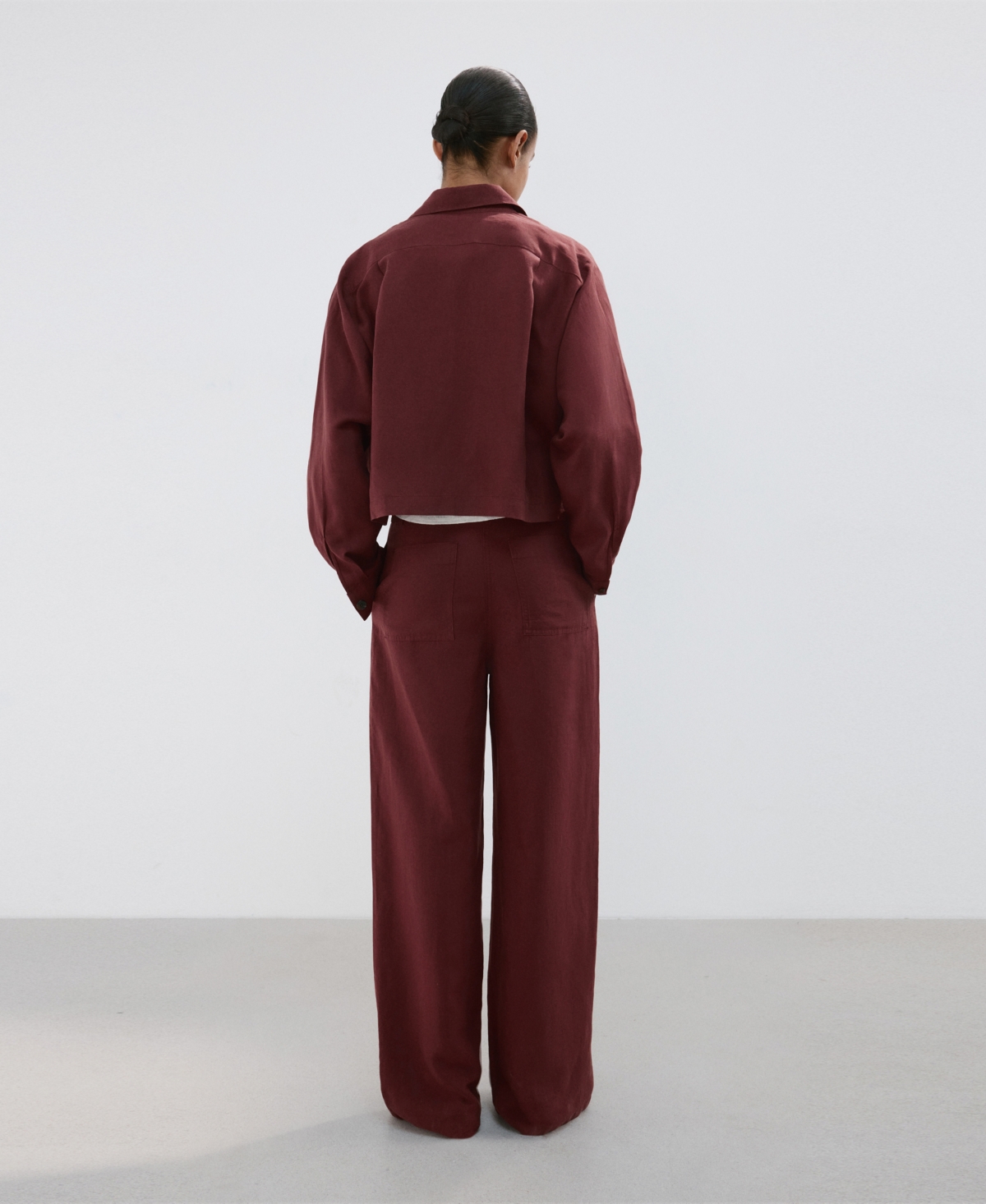 Mango Women's Straight-Fit Lyocell Pants