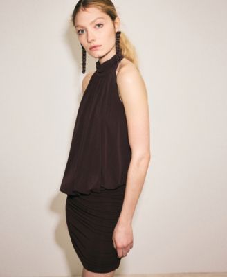 Women's Short Draped Dress