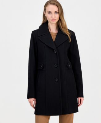 Women's Single-Breasted Peacoat, Created for Macy's