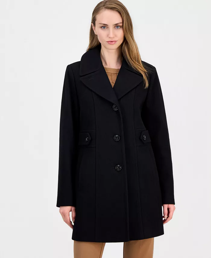 Women's Single-Breasted Peacoat, Created for Macy's
