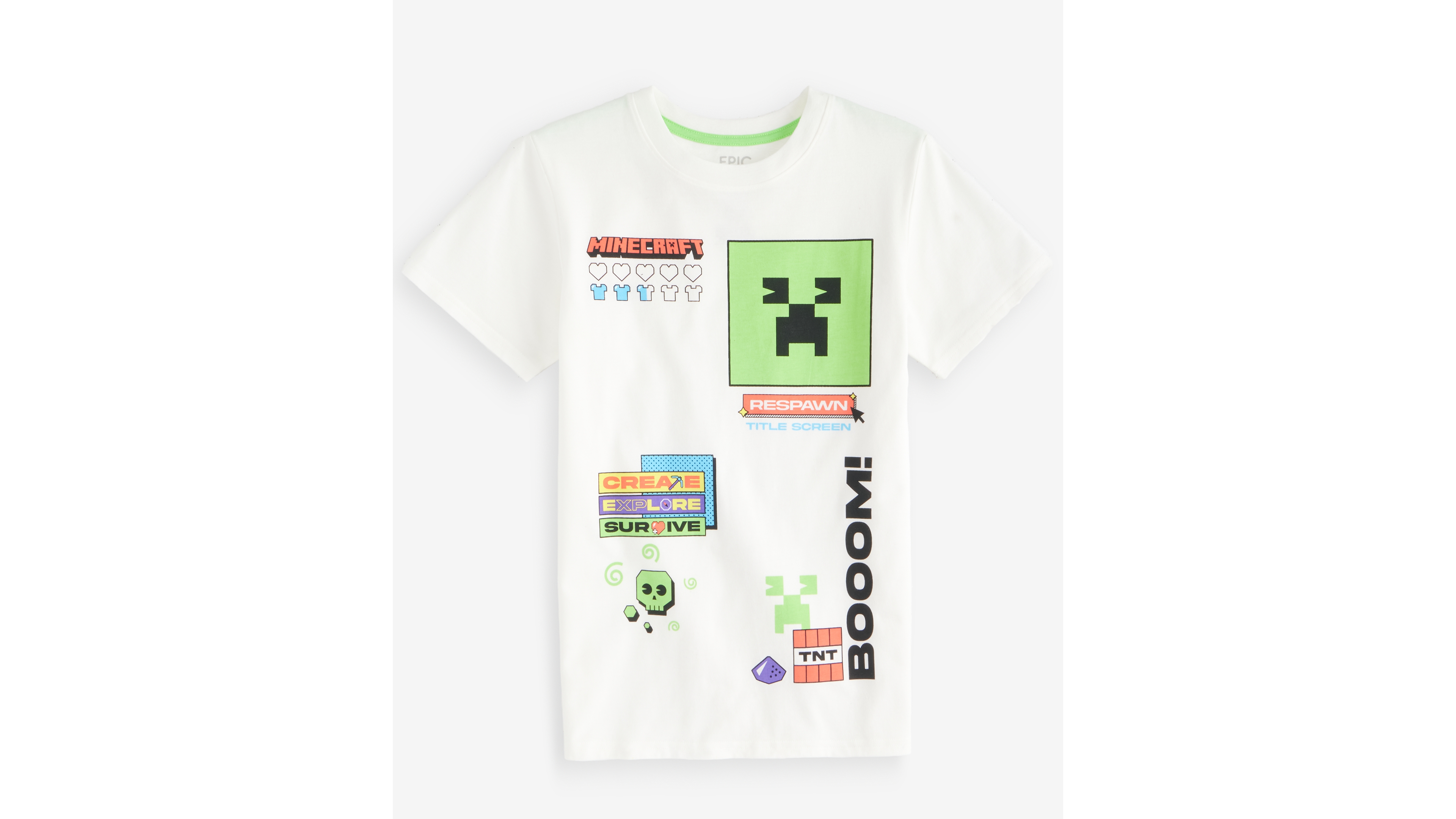 Epic Threads Boys' Xs-xl Minecraft Tnt Boom Short-Sleeve T-Shirt, Macy's Exclusive