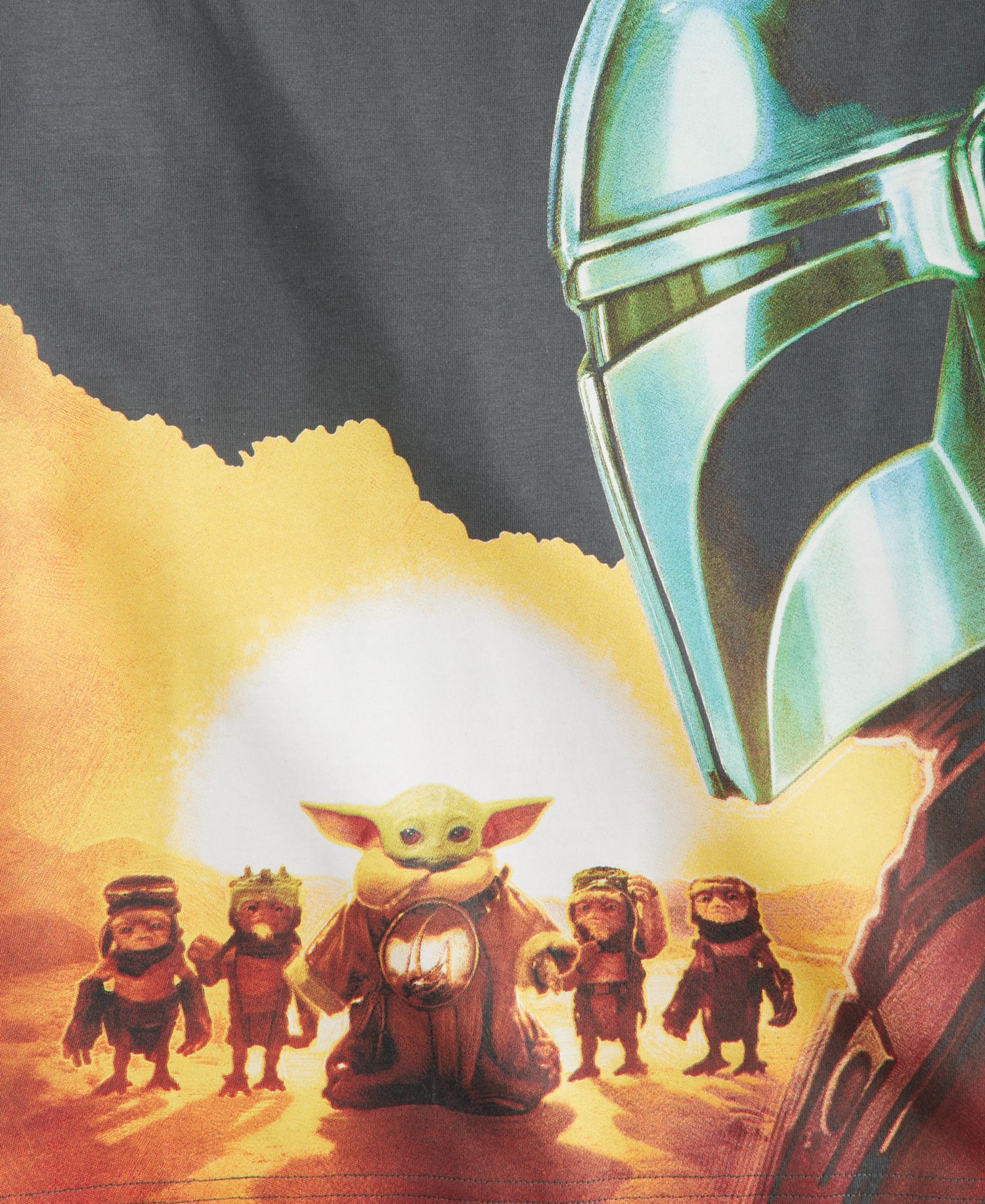 Boys' XS-XL Mando & Grogu Graphic T-Shirt