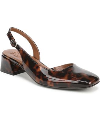 Women's Jayla Mid-Heel Square Toe Slingback Pumps