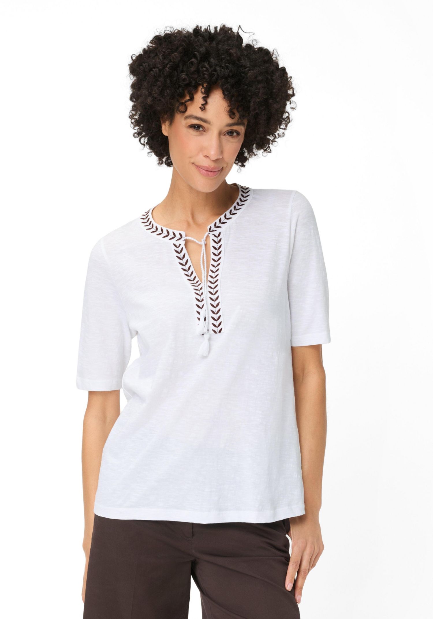 Women's Embroidered Tunic T-Shirt