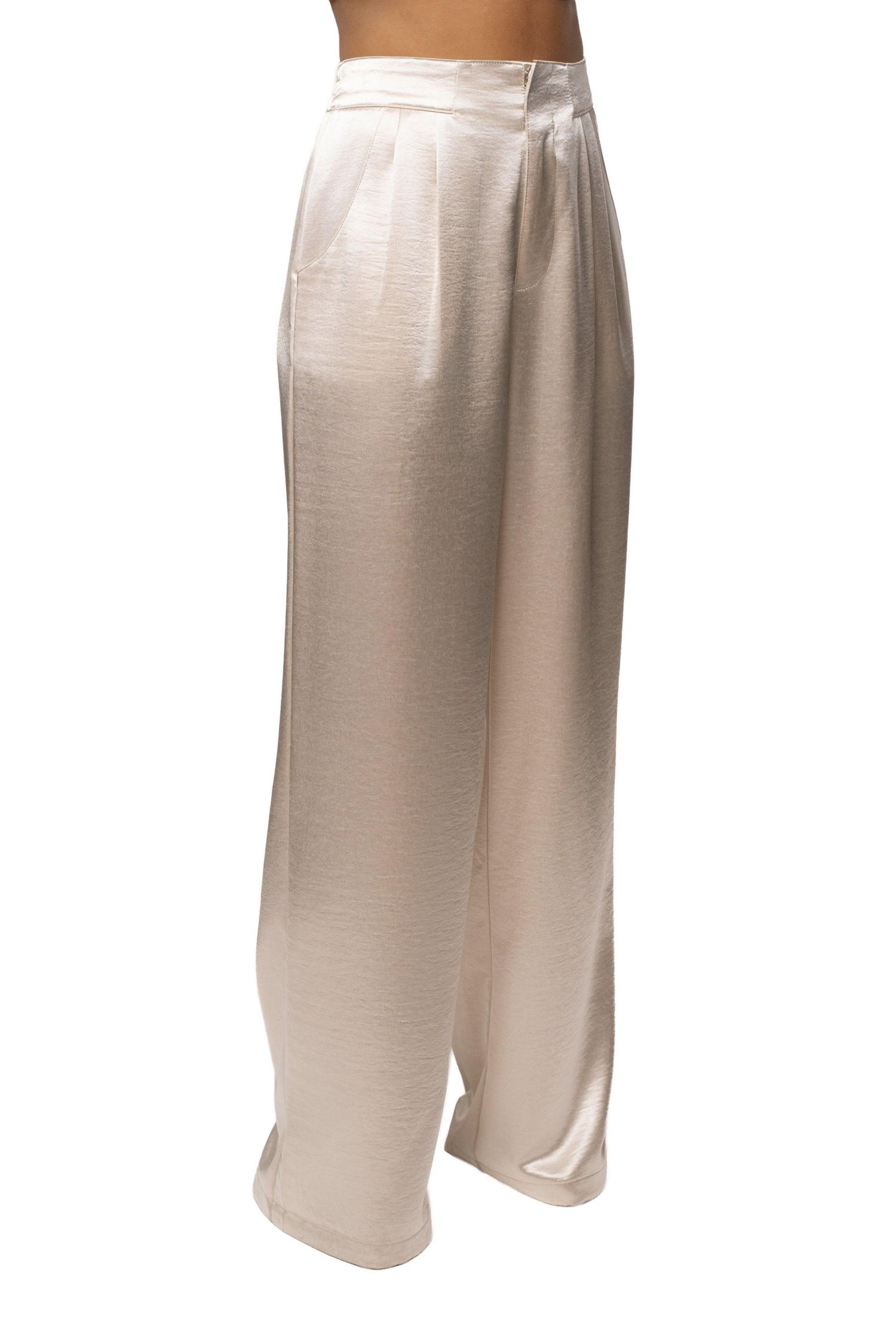 Womens Thea Satin Pants