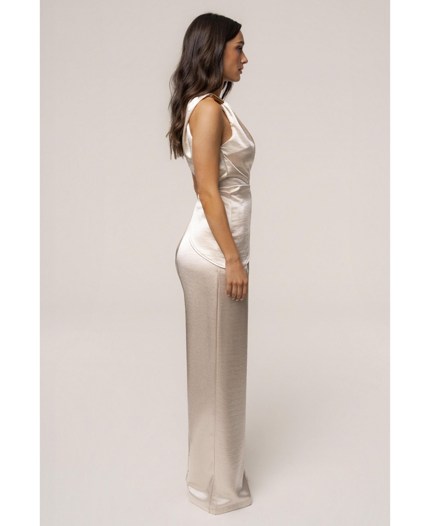 Womens Thea Satin Pants