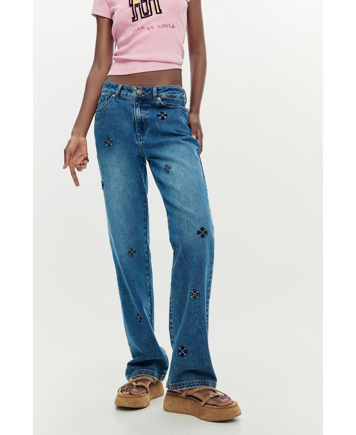 Desigual Women's Slim jeans view 2 — MAYCSS fashion products