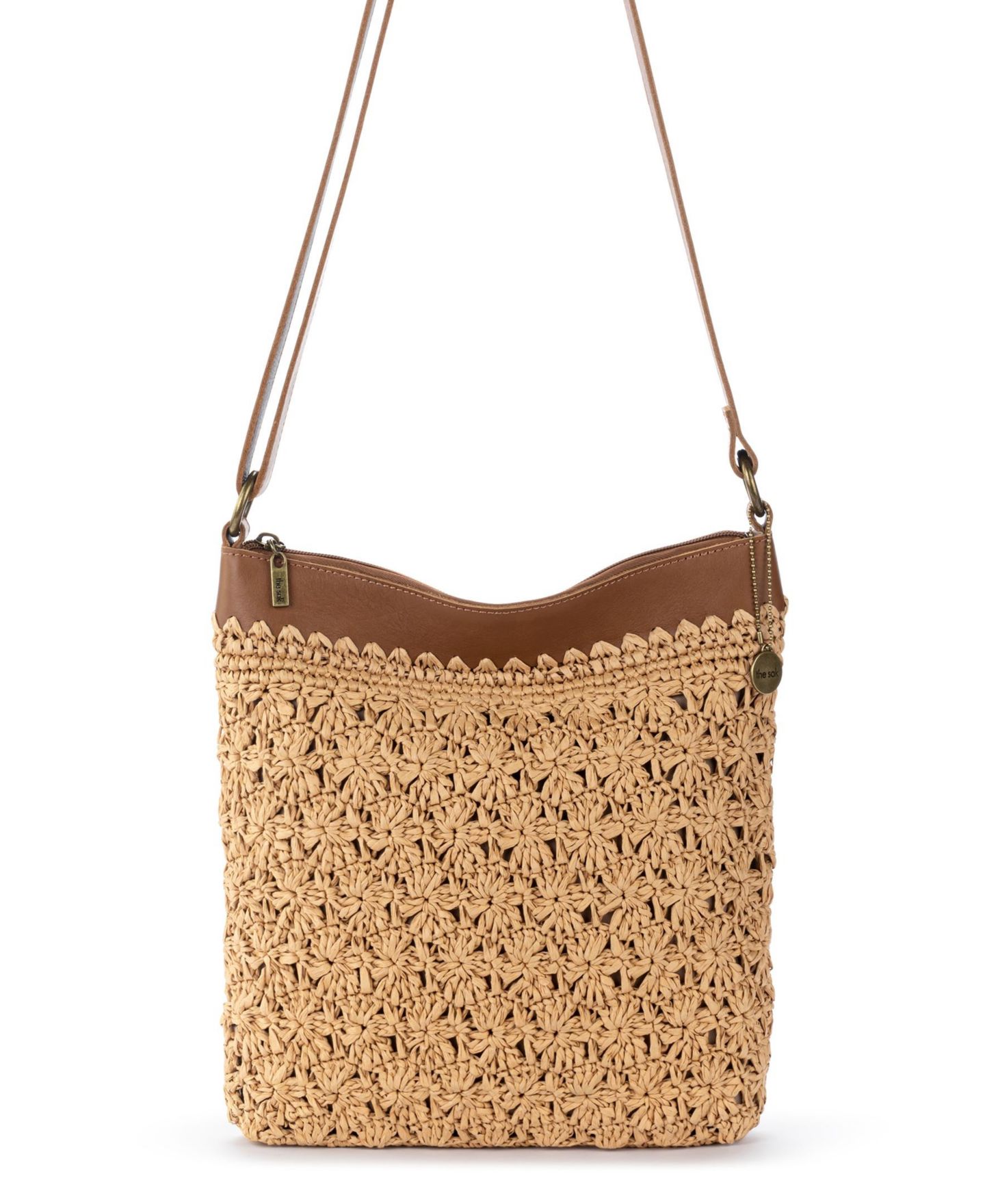 Женская сумка The Sak Lucia Crochet Small Crossbody Handbag, цвет: Натуральный — фото 6