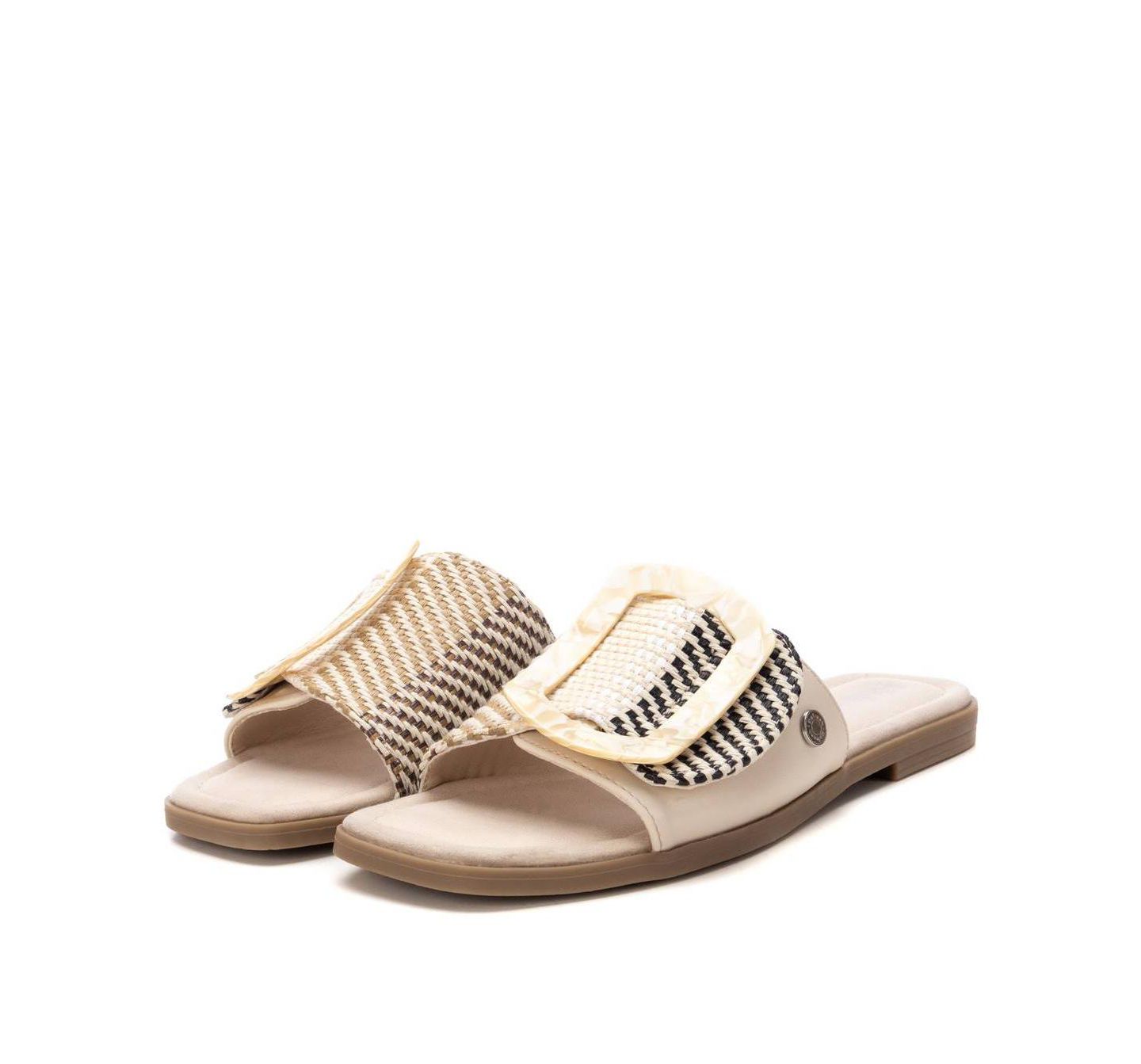Женские сандалии XTI Refresh Slip On Flat, цвет: Бежевый — фото 5