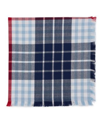 Liberty Plaid Fringed Napkins, Set of 4