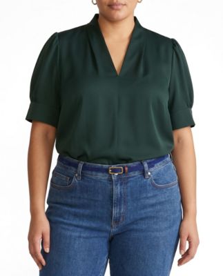 Plus Size Beatrice Soft Satin Top